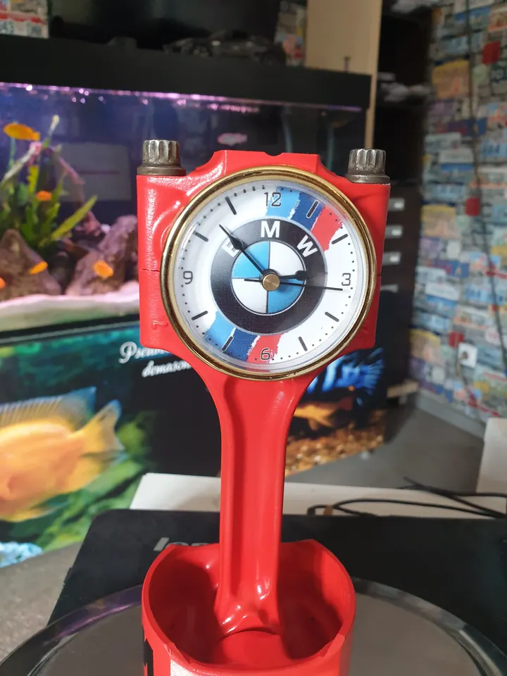 Zegar z tłoka 25 – zegar wykonany z tłoka samochodowego YJA Moto Art